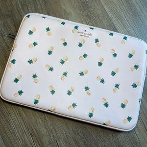 Kate spade pineapple laptop case Brand New